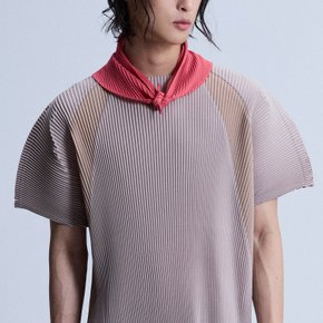 옴므 썸머 트리고날 메쉬 플리츠 스카프_UPSCM326001