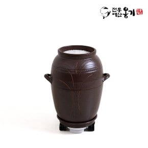 명장황충길옹기 실내용 소금항아리 10kg(쌀독15kg)