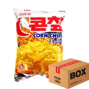 콘칲 군옥수수맛 70g 16입 크라운 옥수수 스낵 간식 과자 박스