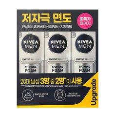 맨 센서티브 리커버리 쉐이빙폼 200ml  3개/