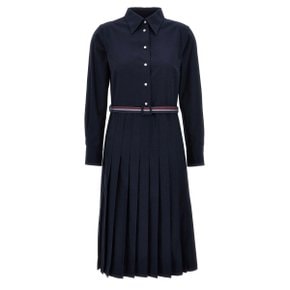 [톰 브라운] Long sleeve dress FDSE89AF0351415 Blue