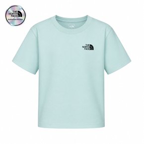 [노스페이스 키즈 공식] 키즈 캠프아웃 반팔 티 NT7US03T_MIN