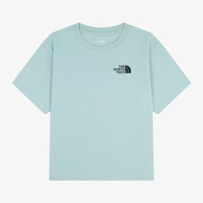 [노스페이스 키즈 공식] 키즈 캠프아웃 반팔 티 NT7US03T_MIN