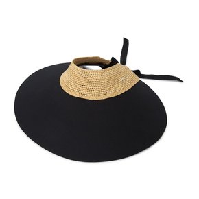 로잘리 여성 바이저 HAT50610 NATURAL BLACK