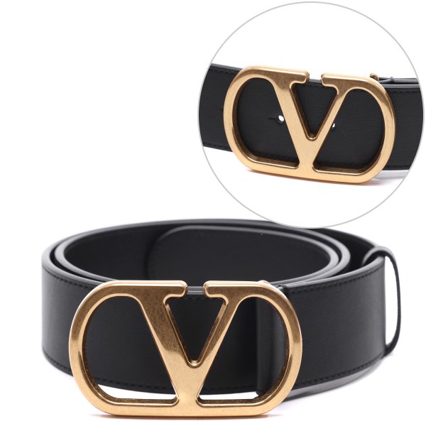 [부산점] 25FW 남성 브이로고 시그니처 벨트 (7Y0T0SQ7 IYR 0NO 25F)