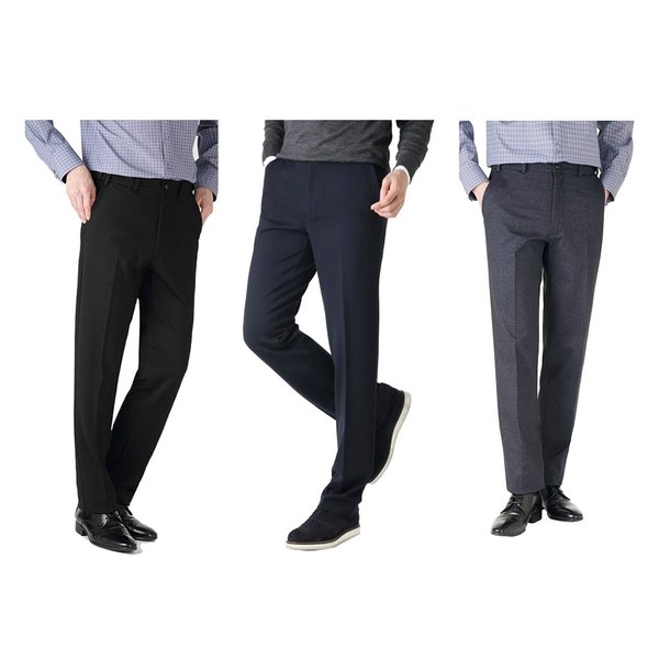 남자 간절기 노턱 히든밴딩 스판 정장팬츠 LV-SPW-7405