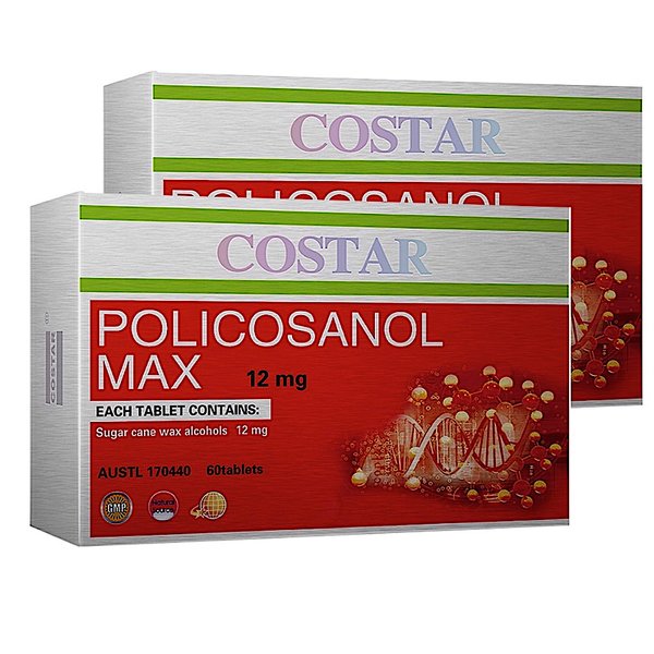 코스타 폴리코사놀 Costar Policosanol 12mg 60정 2개