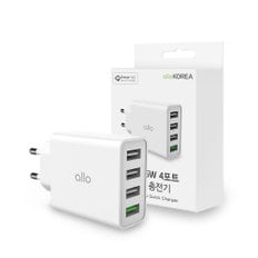 터보 4포트 35W QC3.0 고속 멀티충전기 UC435QC 충전기