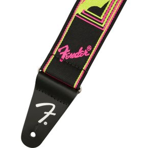 네온 모노그램 통기타 일렉 스트랩 멜빵 NEON MONOGRAM (NEON)Pink/Yellow