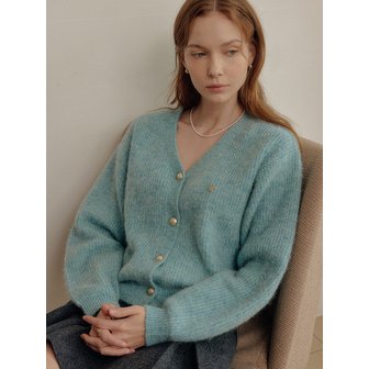 룩캐스트 엘라 브이넥 알파카 니트 가디건 / ELLA V NECK ALPACA KNIT CARDIGAN_4colors