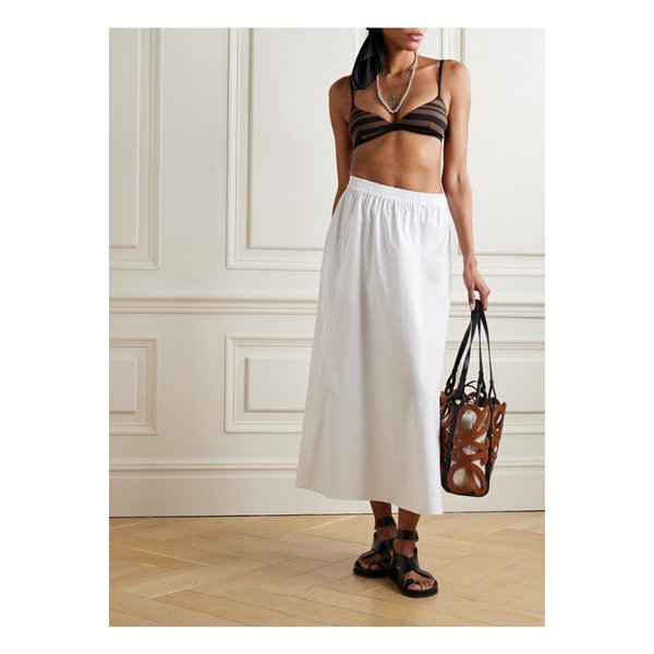 마티유 크롭 스트라이프  트라이앵글 비키니 탑 1647597333951406