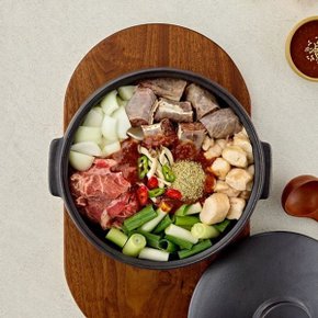 [소밀하루] 당일도축 한우 곱창전골 950g 밀키트 야채순대 소고기