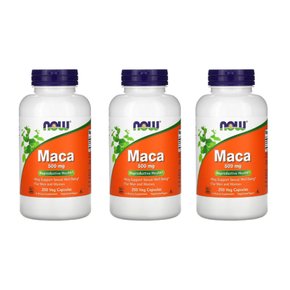 유기농 마카 MACA 500mg 250베지캡슐 X 3통