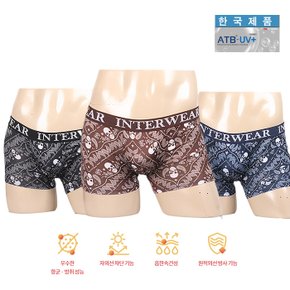 인터웨어 ATB-UV+ 남성 기능성 드로즈 팬티 3종세트