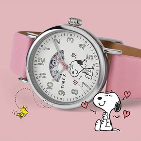 피너츠 스누피 발렌타인 시계선물 40mm