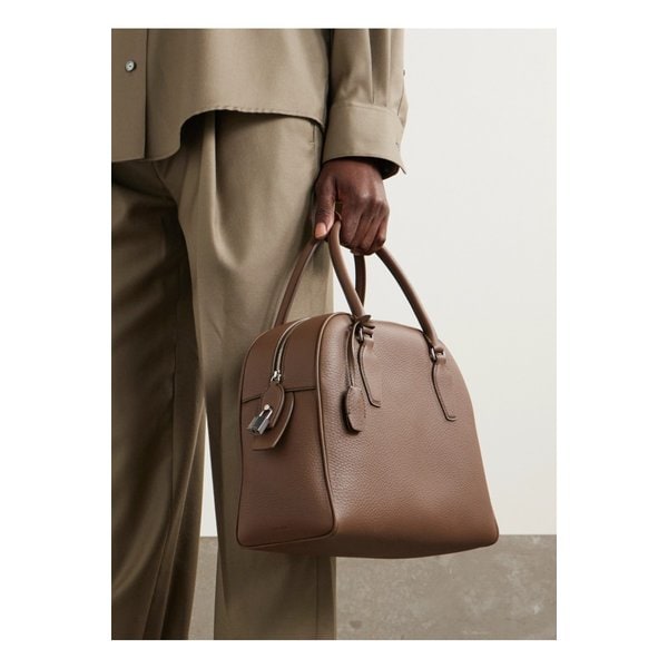 인디아 텍스처 가죽 토트백 46376663162885355