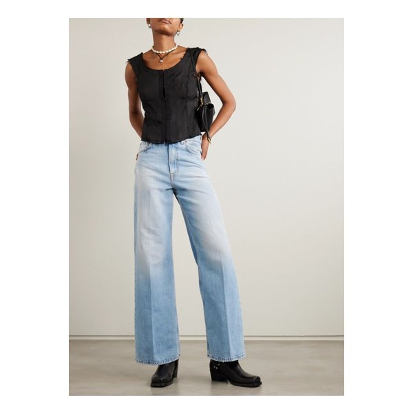 2022 디스트레스드 하이라이즈 와이드 진 라이트 데님 46376663162861401