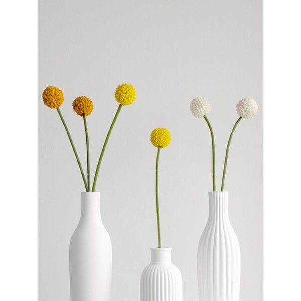 골든볼 폼폼 인테리어 조화 소품 드럼스틱 3color