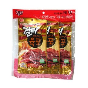 간식 샘표 부드러운육포 30gX3개입 샘표식품 육포 안주