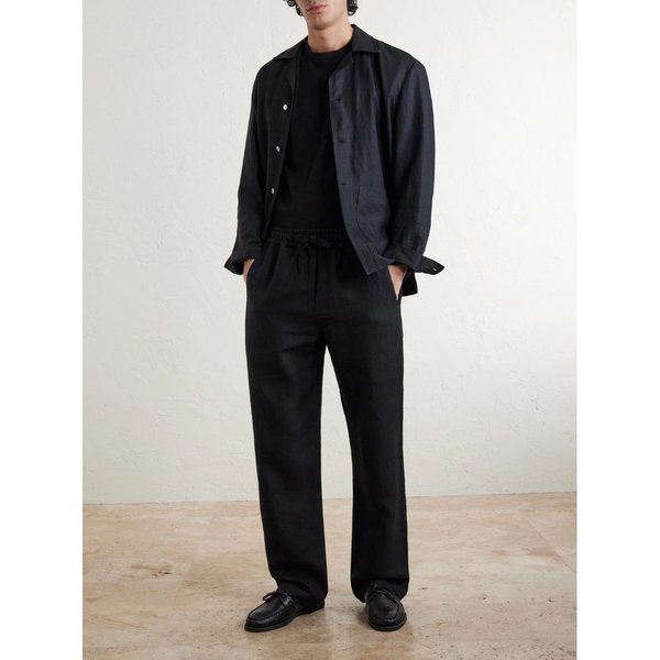 새먼 아멜 스트레이트 린넨 팬츠 46376663163063907