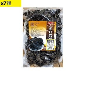 식자재 식재료 도매 흑목이버섯 맛깔 1Kg x7개 (WCFB07F)