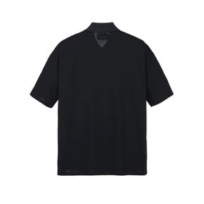 [25SS] 블랙《LuxCool》세미오버 카라 티셔츠 ARTS5B302BK