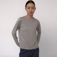 Tencel Long Sleeve T-Shirts (Grey)