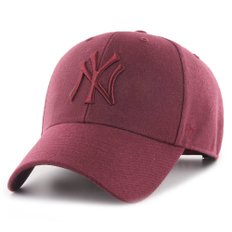 47브랜드 Snapback Cap - MVP MLB New York Yankees dark maroon