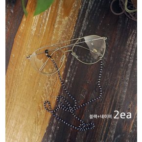 골드컷팅 볼 엔틱 안경스트랩 2ea