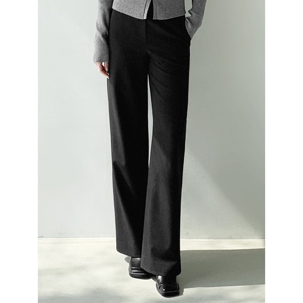 헤링본 세미 와이드 밴딩 팬츠 VB5XSLM101Z