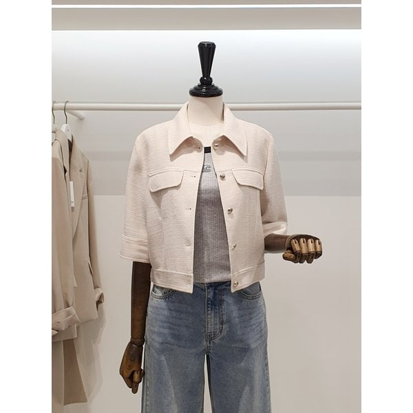 [파주점] 쥬크 주크 로고버튼 숏 반팔 자켓 V262MSF933