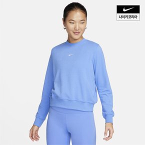 우먼스 나이키 드라이 핏 원 크루넥 프렌치 테리 스웻셔츠 NIKE FB5126-450