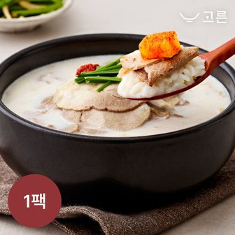  [고른] 한우사골 돼지국밥 700g 1팩 (1팩, 1인분)