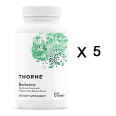 [Thorne Research] 쏜 베르베린 Thorne  Berberine 1000mg, 60캡슐 5팩 SF800_copy