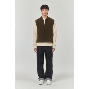 VISION - WOOL WAISTCOAT JACKET_KHAKI_LPVA0VT43MKK10