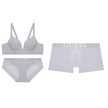 게스언더웨어 브라이트 로고밴드 남여커플세트GY(GDWBR311/DR311)