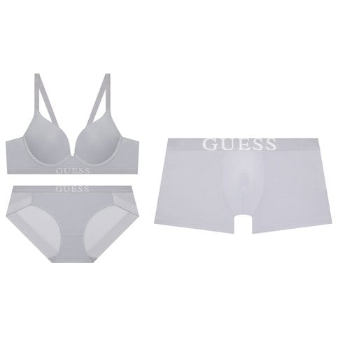 게스언더웨어 브라이트 로고밴드 남여커플세트GY(GDWBR311/DR311)