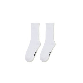 3PACK BASIC LOGO SPORTS SOCKS-WHITE