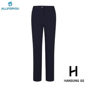 Nylon spandex slim straight pants