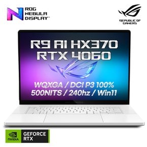 ROG Zephyrus G16 GA605WV-QR071W 최신 Ryzen™ AI 9 HX 370 32GB RTX4060