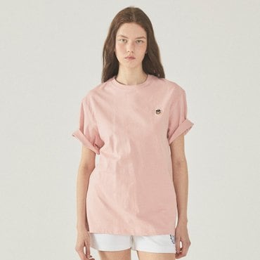 후아유 Steve Head Patch Short Sleeve T-shirt WHRPF2421U
