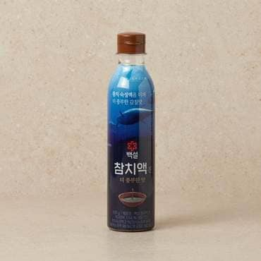 CJ제일제당 백설 참치액 진 더 풍부한 맛 500g