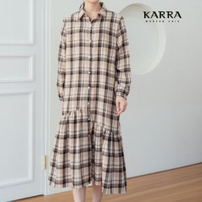 KARRA (77까지)플로어체크원피스_KB2FOP102Q