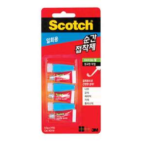 3M)순간접착제(일회용/젤/AD119/0.5g3개)