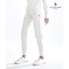 [U.S. POLO ASSN.] 여성 USA COTTON 이지웨어 팬츠_IVORY