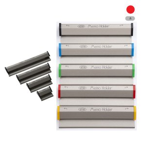 아톰 칼라메모홀더 소 40x18x12mm 적색 40mm