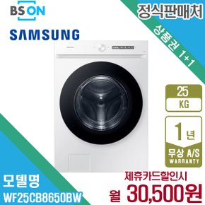 렌탈 삼성 비스포크 그랑데 세탁기 25kg 화이트 WF25CB8650BW 월43500원 5년약정