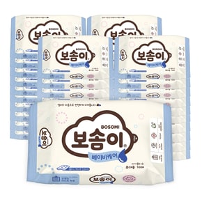 깨끗한나라 보솜이 아기 물티슈 휴대 10매 x 40pack