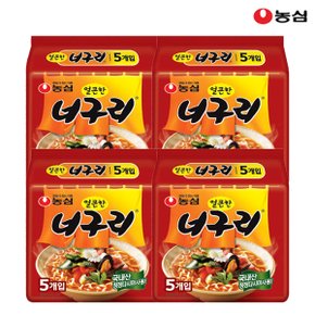 농심얼큰한너구리 120g x 20봉