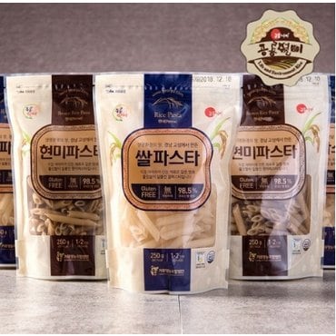 정성 [공룡별미]  고성 쌀 98%이상 함유 쌀파스타 250g 3팩